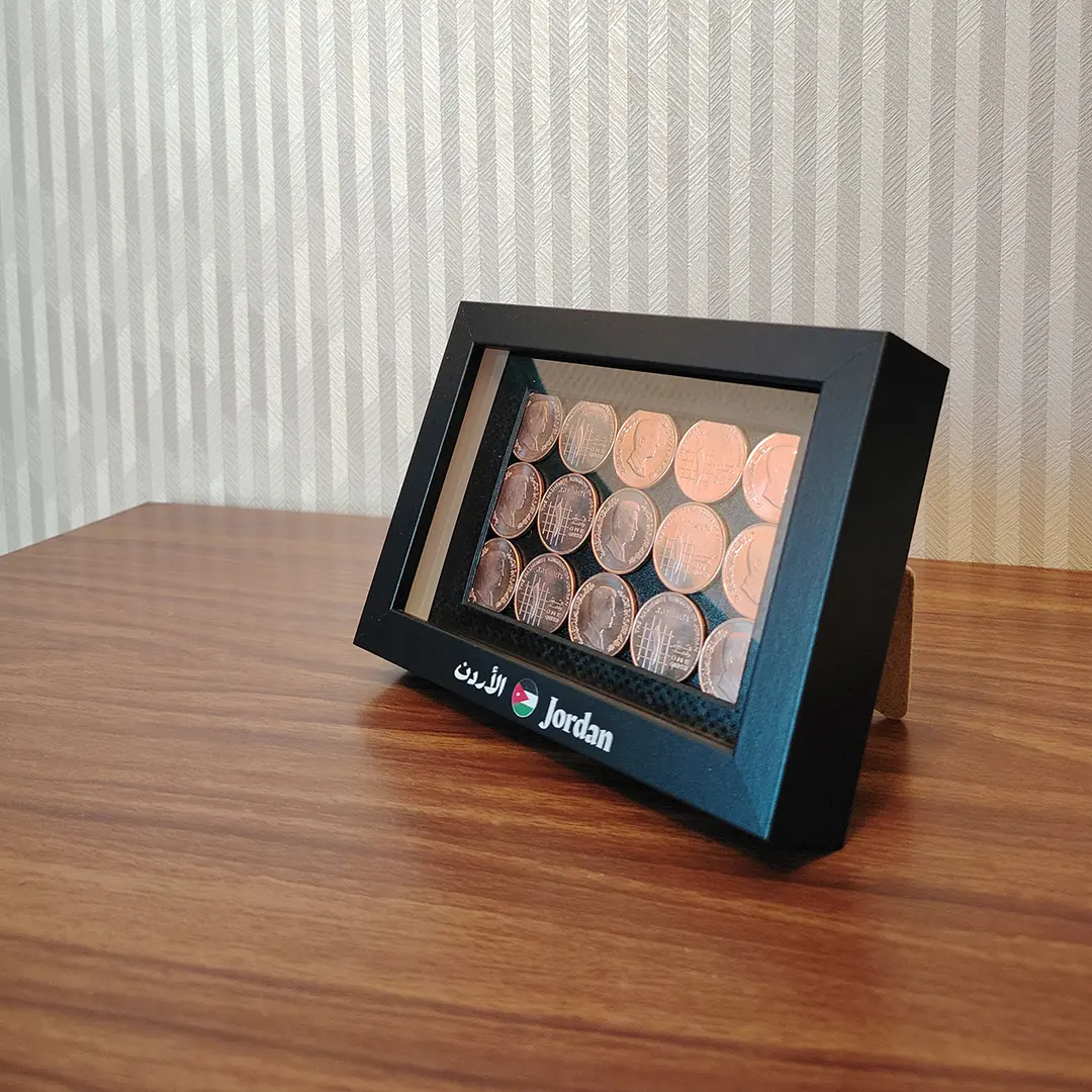 لوحة عرض شفاف لقرش تذكار "تذكّر"